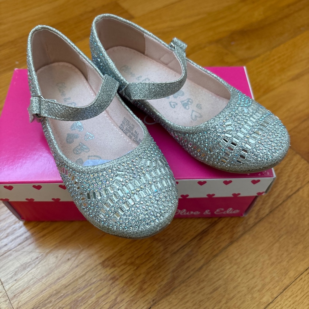 Silver shoes